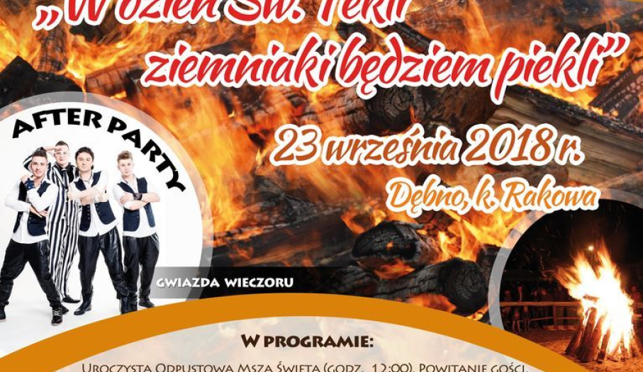 "W dzień św. Tekli ziemniaki będziem piekli" w Dębnie