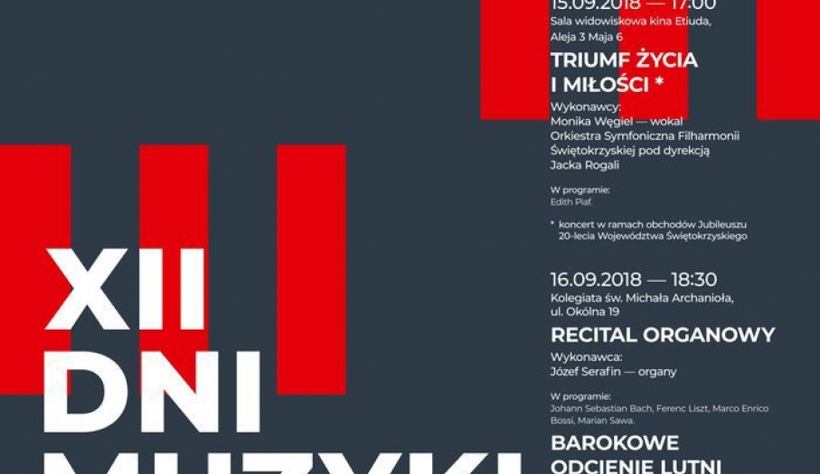 XII Dni Muzyki w Ostrowcu Świętokrzyskim