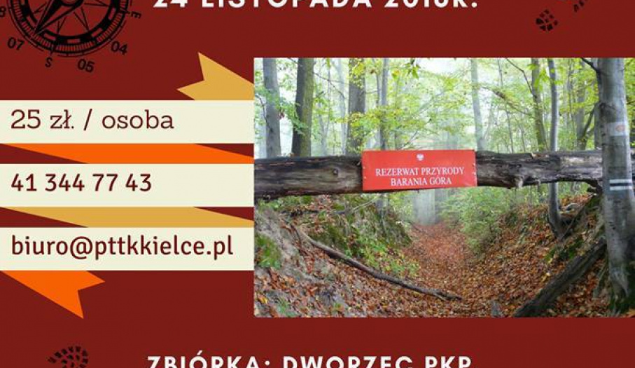 Turystyczne zakończenie sezonu w Górach Świętokrzyskich