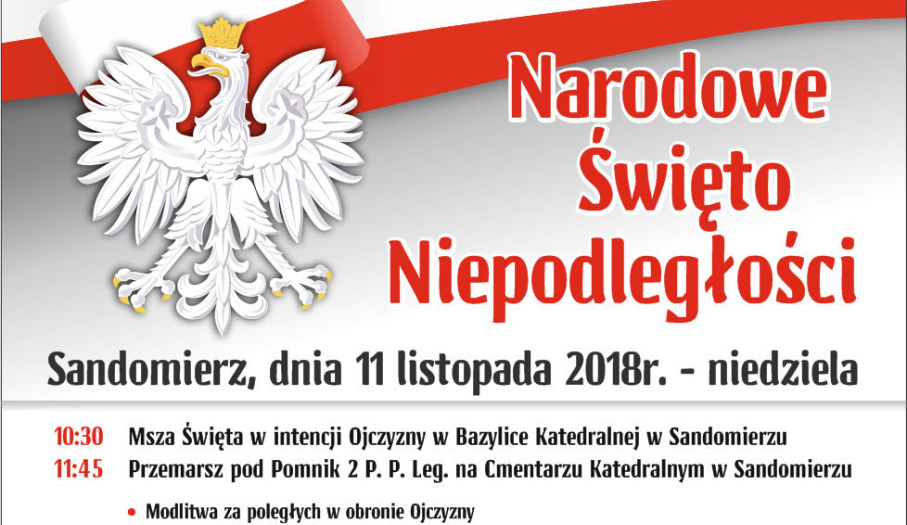 Narodowe Święto Niepodleglości w Sandomierzu