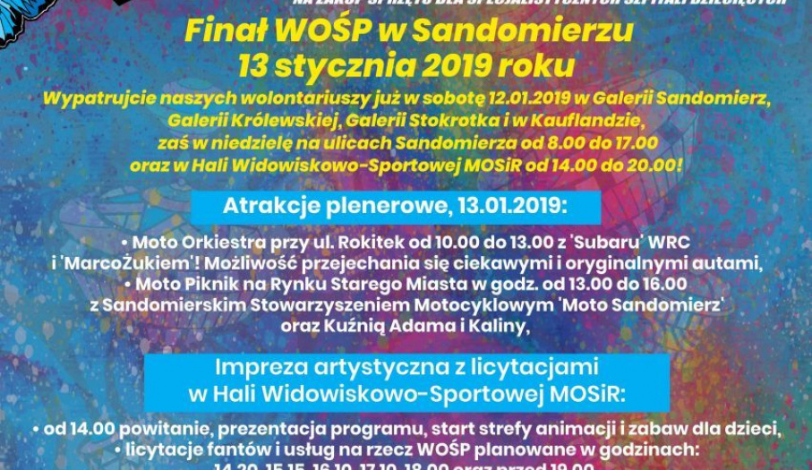 Finał WOŚP w Sandomierzu