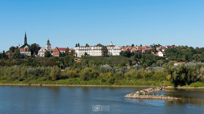 Panorama Sandomierza z perspektywy Wisły